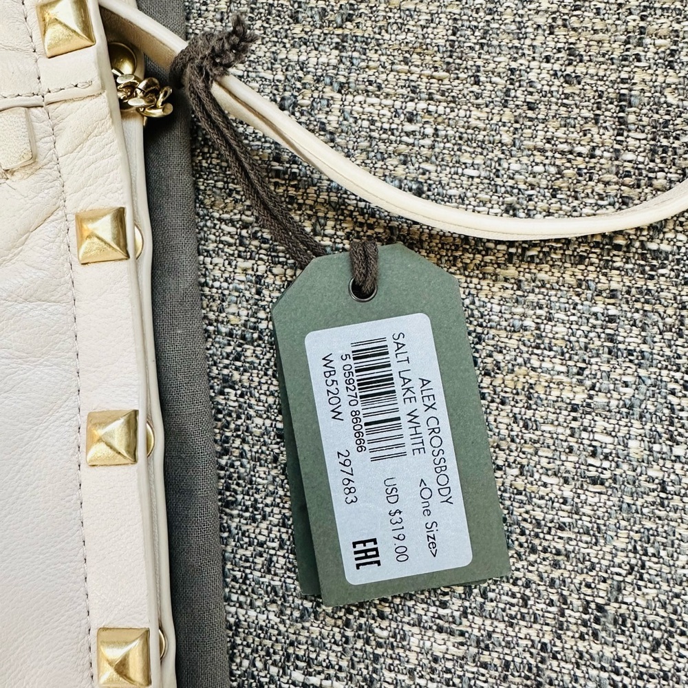 All Saints Alex leather crossbody / clutch purse - Picture 5 of 8